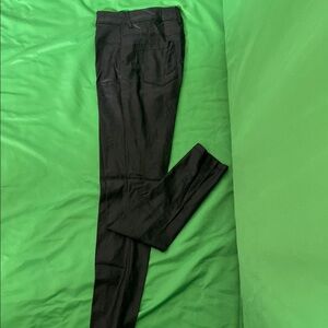 Stylish Pleather Black Pants